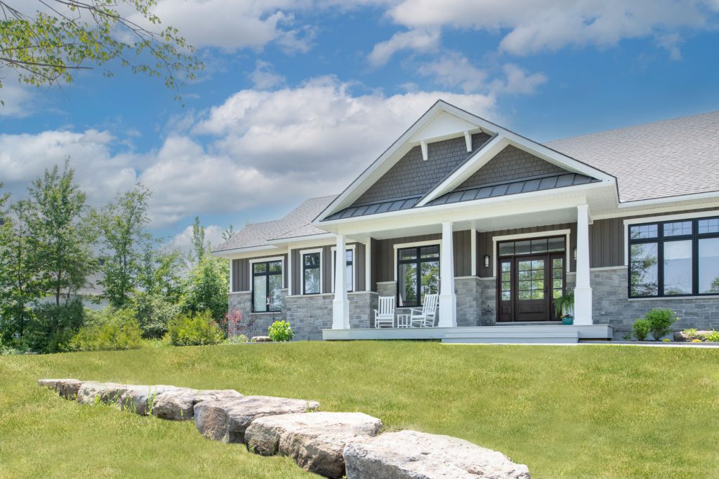custom home build exterior craftsman ottawa