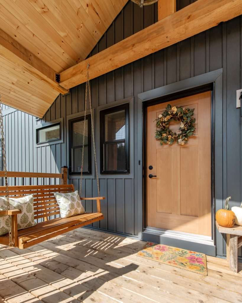 front porch custom home