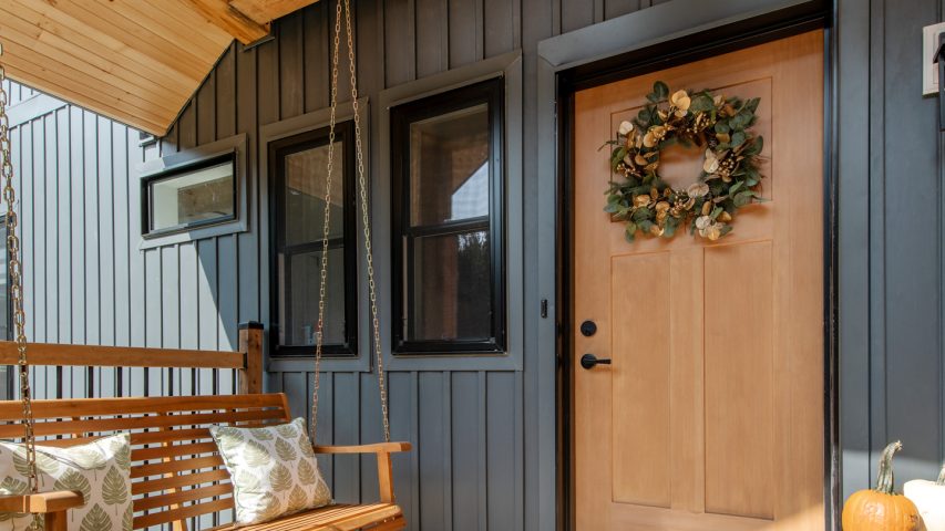 front porch custom home