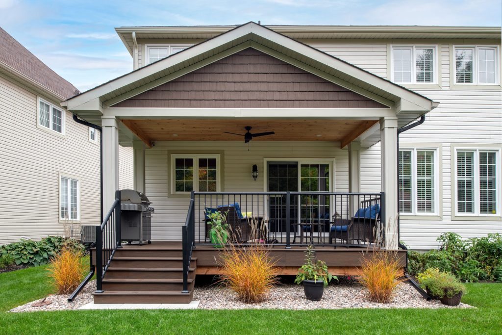 backyard deck porch renovation